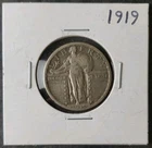 1919 25c Standing Liberty Silver Quarter Dollar
