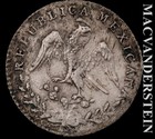 Mexico: 1837/8 Go PJ 1/2 Real - Scarce  Almost Uncirculated  Semi-key  #L7359 — photo 2