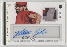 2014 Panini National Treasures Prime 9/25 Matt Shoemaker #69 Auto 2x4