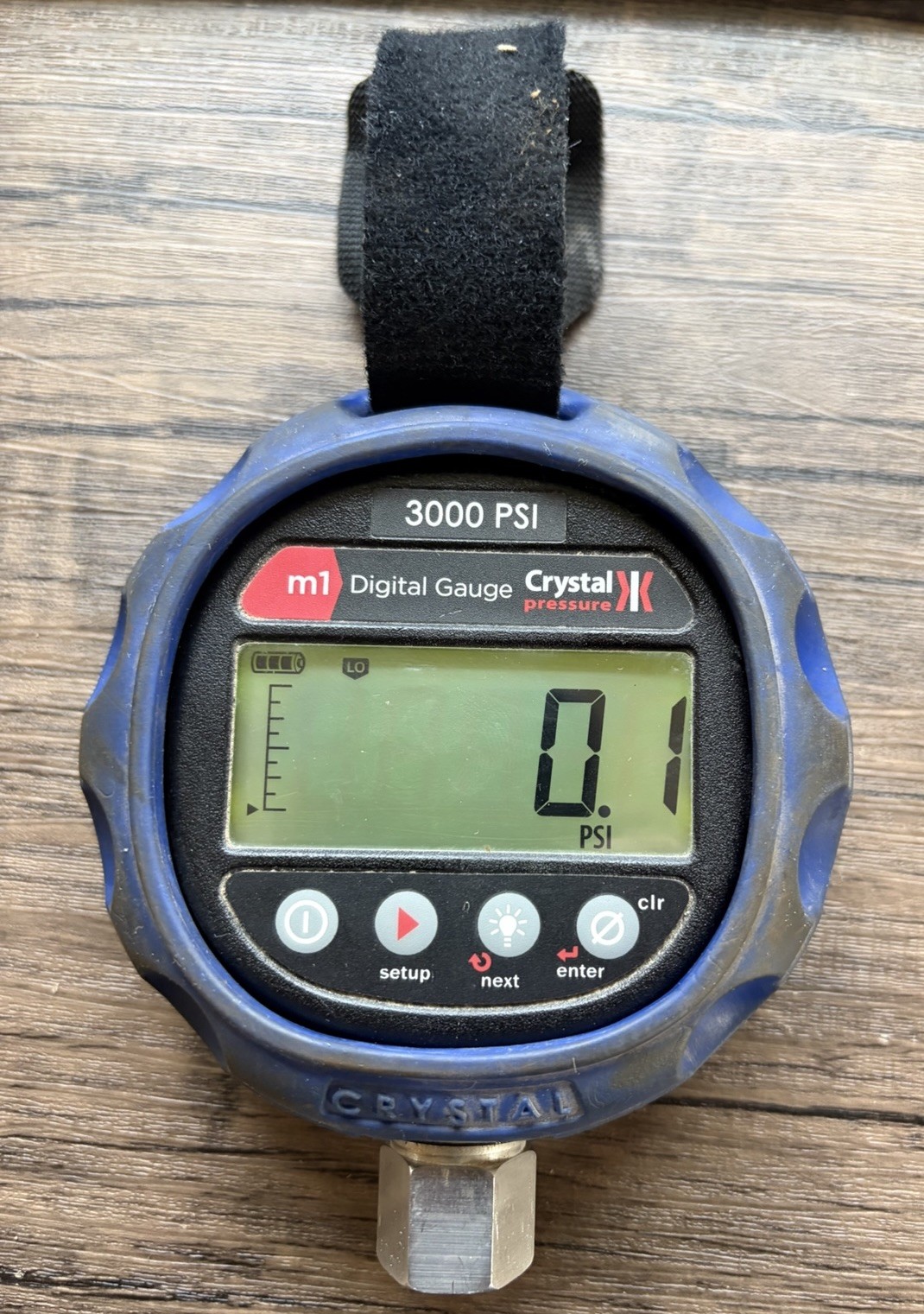 Ametek m1 Digital Gauge Crystal Pressure 3000 PSI Works Perfectly