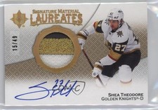 2022-23 Upper Deck Ultimate Collection 15/49 Shea Theodore #SML-ST Auto 1s9c