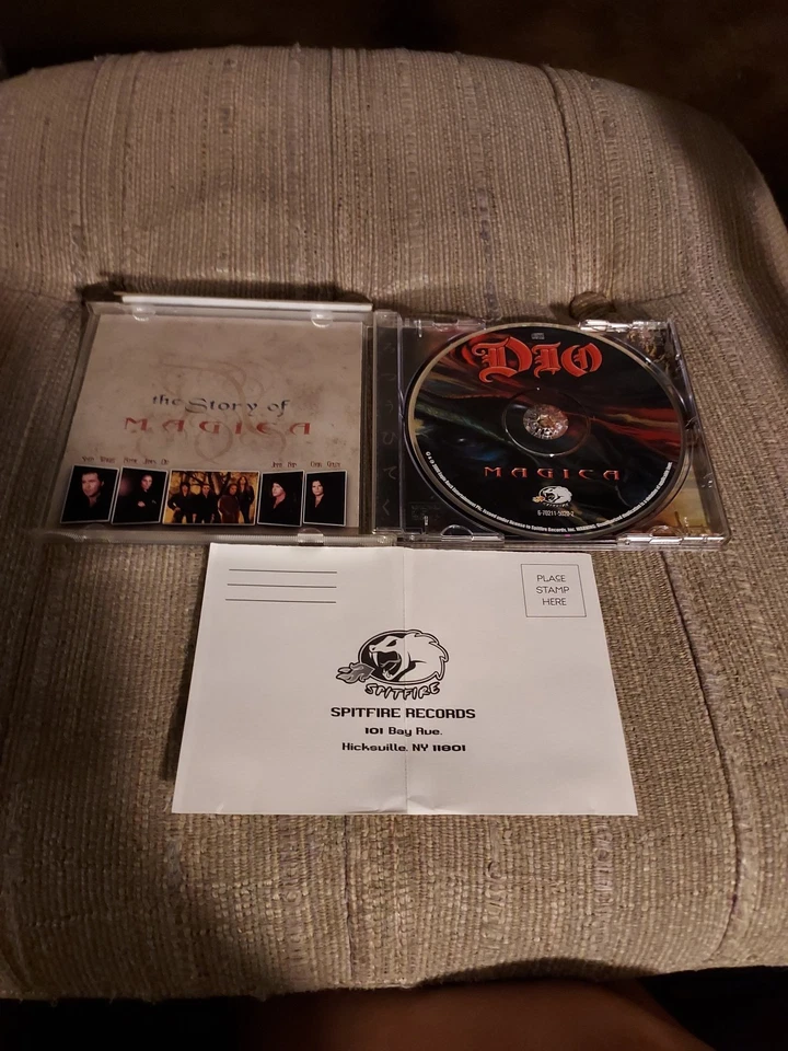 Dio Magica CD 2000, Spitfire Records, Ronnie James Dio Heavy Metal OOP HTF MINT - Imagem 3 de 4