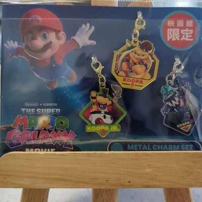 Super Mario Galaxy Movie Metal Charm Set  Kuppa / Kuppa Jr.  Movix Limited