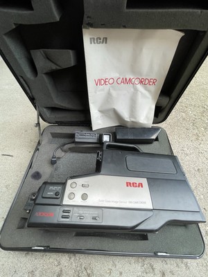 RCA VHS Camcorder CC275 w/ Case & Accessories Untested Vintage Video Camera