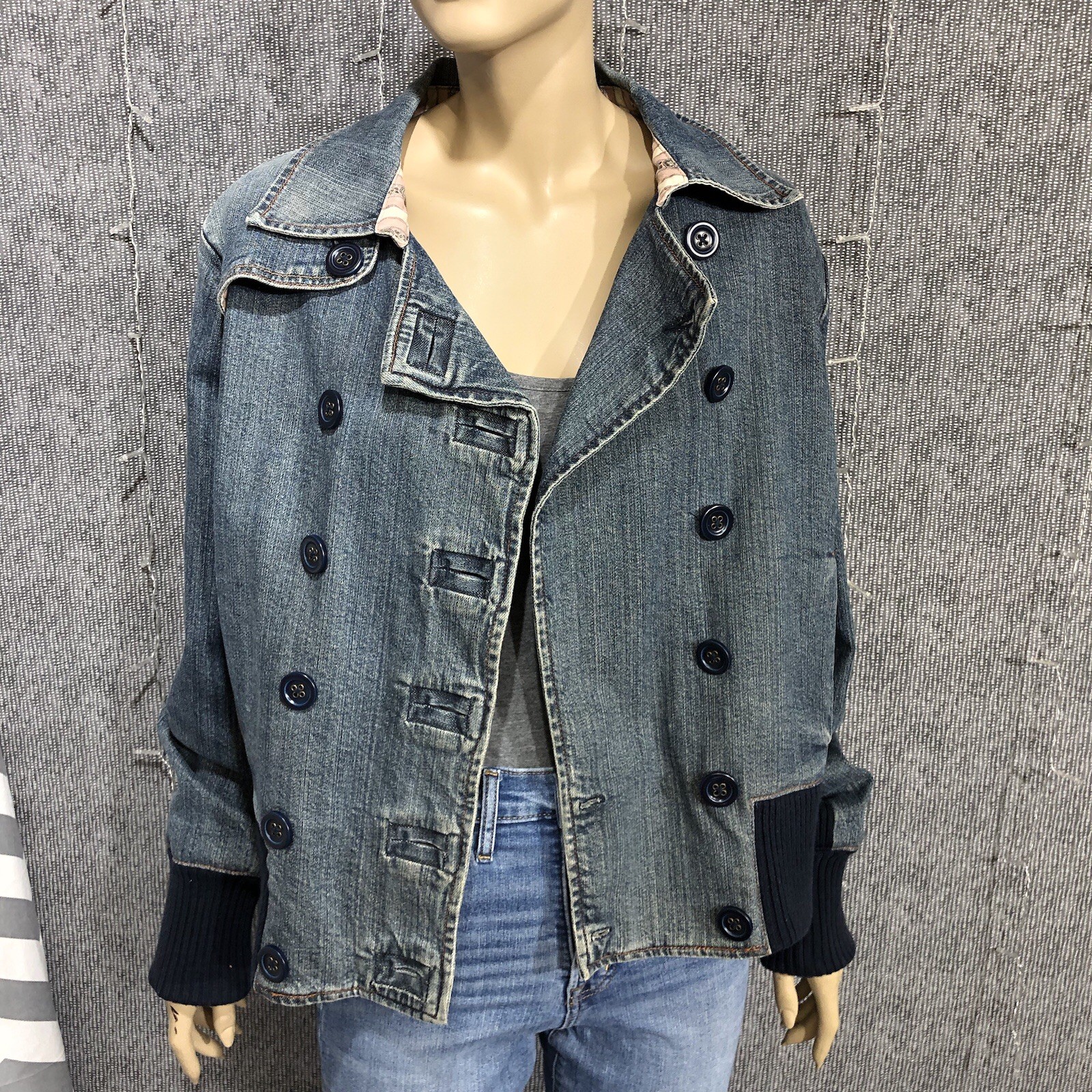 GAP Double Breasted Jean Jacket - image 3