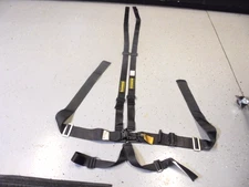 SCHROTH 5 PT BLACK RACING SEAT BELTS-RACING-RAT ROD-MUD-DIRT-ENDURO-DEMO DERBY