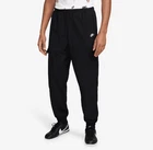 Nike Club Woven Cargo Pants Black White HJ1990-010 Men's Sz S-XXL New