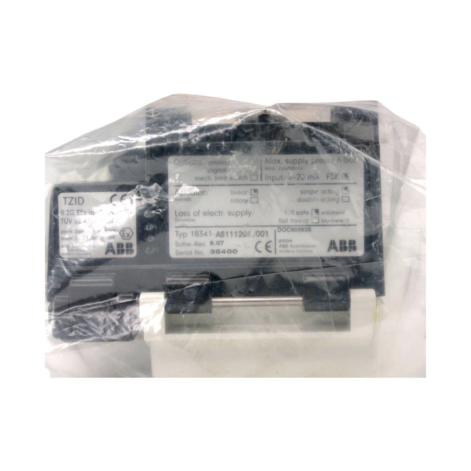 REGULADOR TZID ABB DOC900920 ID 18341-A5111201/001 - Imagen 2 de 3