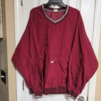 Vintage Nike CENTER SWOOSH 90s Pullover Windbreaker Jacket Size XL / Pockets