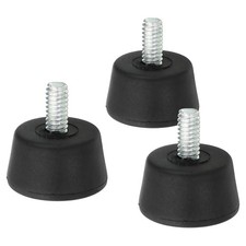3 Pack Universal 1/4" x 1.3" Rubber Tripod Feet Anti-Slip Tripod Replacement