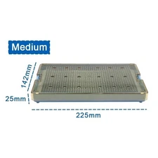 Silicone Sterilization Tray Case M Size Dental Instrument Disinfection Box US