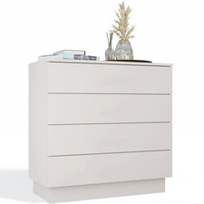 BDW - Commode de chambre à coucher, 85 x 40 x 84 cm L x P x H, système TIP On...