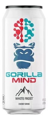 Gorilla Mind Energy Drink White Frost 12 Dosen 16 fl. oz.