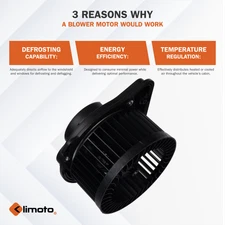 Klimoto Blower Motor | Compatible with Infiniti 08-12 EX35, 13 EX37, 03-12