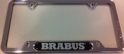  new Brabus License Plate Frame By Brabus In Germany CHROME Genuine(1 piece Only