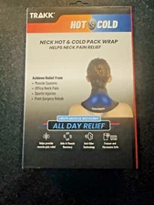 Hot & Cold Neck Wrap – Muscle & Pain Relief – Microwave & Freezer by Trakk