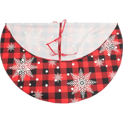  Weihnachtsbaumrock Chritmas -Baumrock Winter-Schneeflocke-Baumrock