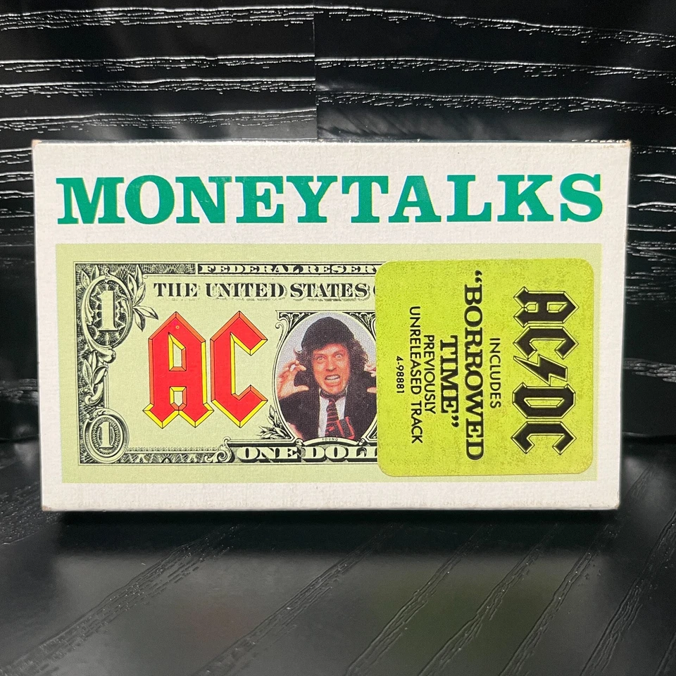 AC/DC – Moneytalks (US, 1990, ATCO Records, 7 4-98881, AR) Cassette *Tested* - Image 2 of 4