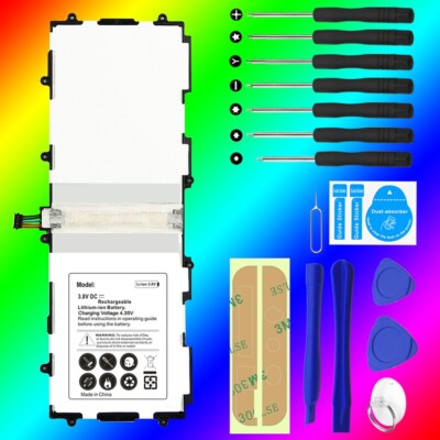 8550mAh Battery Screwdriver Tools f Samsung Galaxy Tab 2 10.1'' P5100 P5110 P5113
