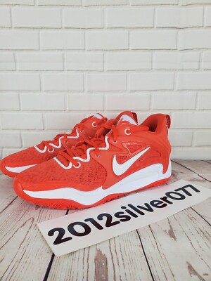 Size 13.5 Nike Men's KD 15 TB Promo 'Team Orange' Basketball Shoes DX6648-802 