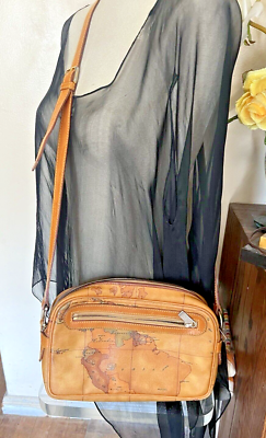 Vintage Alviero Martini Small Crossbody World Map Purse | eBay
