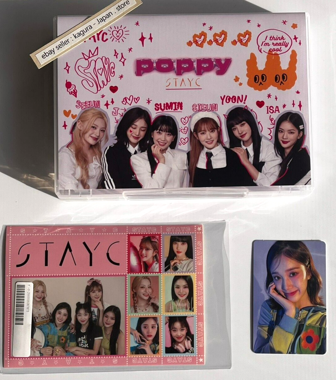 STAYC POPPY 初回限定盤 トレカ コンプ K-POP/アジア CD 本・音楽・ゲーム ショップ格安