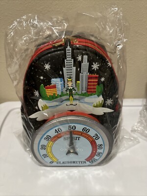 Loungefly Elf Clausometer Light Up Mini Backpack NWT Christmas Movie Bag Loungefly Christmas Elf Clauometer Light Up Mini Backpack  main image 3