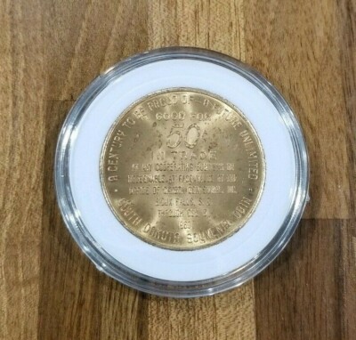 Vintage 1861-1961 Dakota Territory Centennial 50 Cents Trade Token