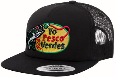 Yo Pesco Verdes Gorra Del Pescado Inspiration TQM Hat Snapback, Yo Pesco Dolares