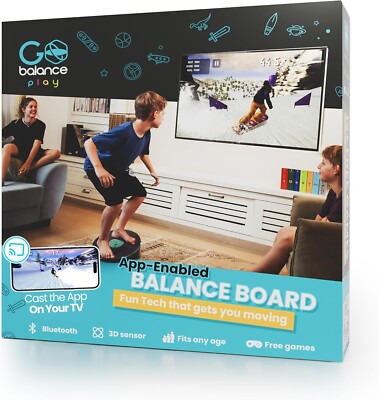 Bluetooth Balance Board with Customizable App - Boost Strength & Coordination