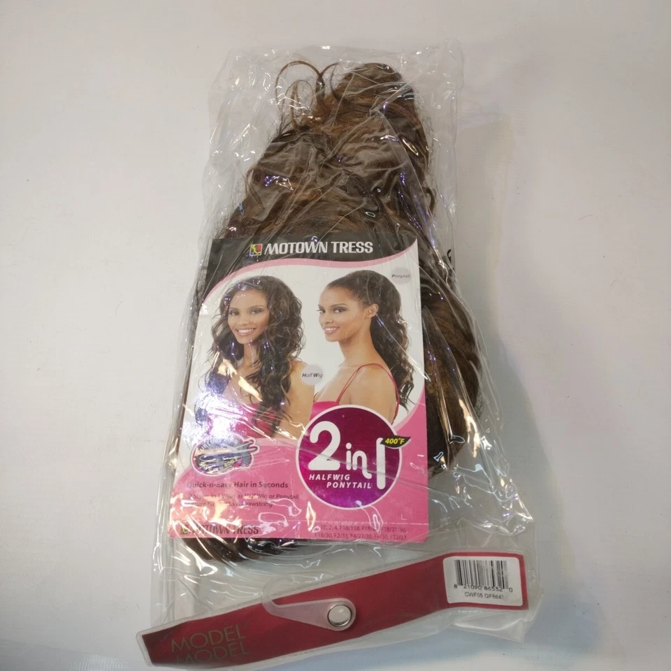 Peluca Motown Tress dos en una media tejido cola de caballo GF8643 Foto 2 de 4