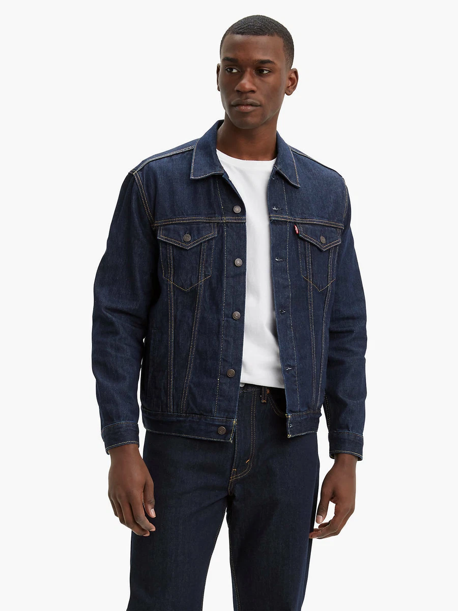 Levi's Mens Trucker Jacket Rinse Size 2XL | eBay