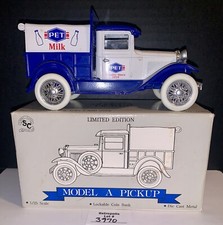 Liberty Classics Die Cast Metal Ford Model A PET Ice Cream Truck Coin Bank