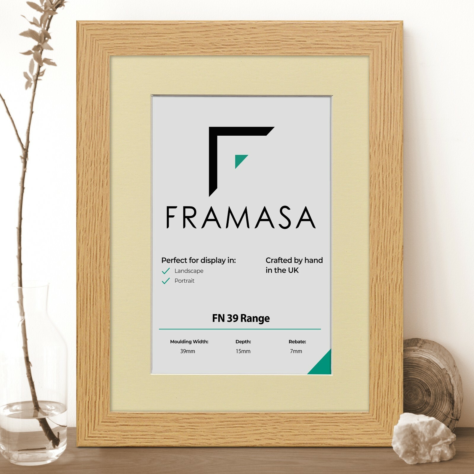 Black Picture Frame Handmade Wooden Effect Wall Poster Frames With Ivory Mount eBay