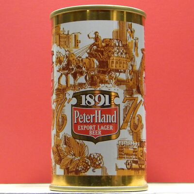 Peter Hand 1891 Export Lager Beer Air Filled S/T Can Chicago Illinois BC911 H/G