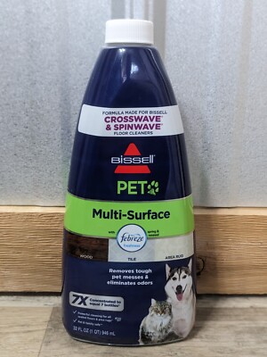 BISSELL Febreze PET Multi-Surface FLOOR CLEANER Formula for CROSSWAVE & SPINWAVE