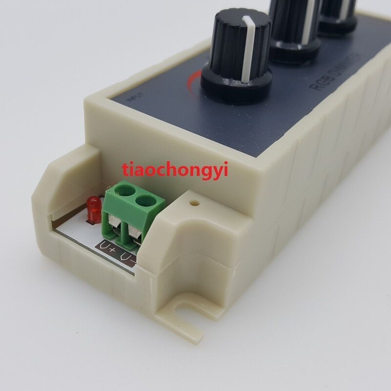 3A RGB controller 3 channel RGB led dimmer controller for strip light ...