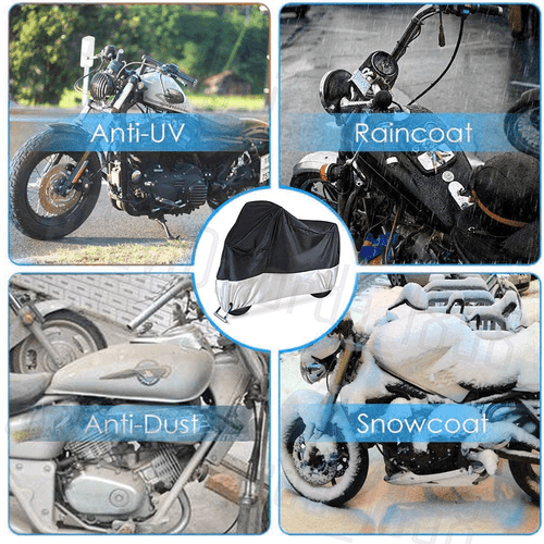 L-XXL Motorcycle Cover Motorbike Cruiser Scooter Motor Bike Waterproof Storage - Picture 3 of 16