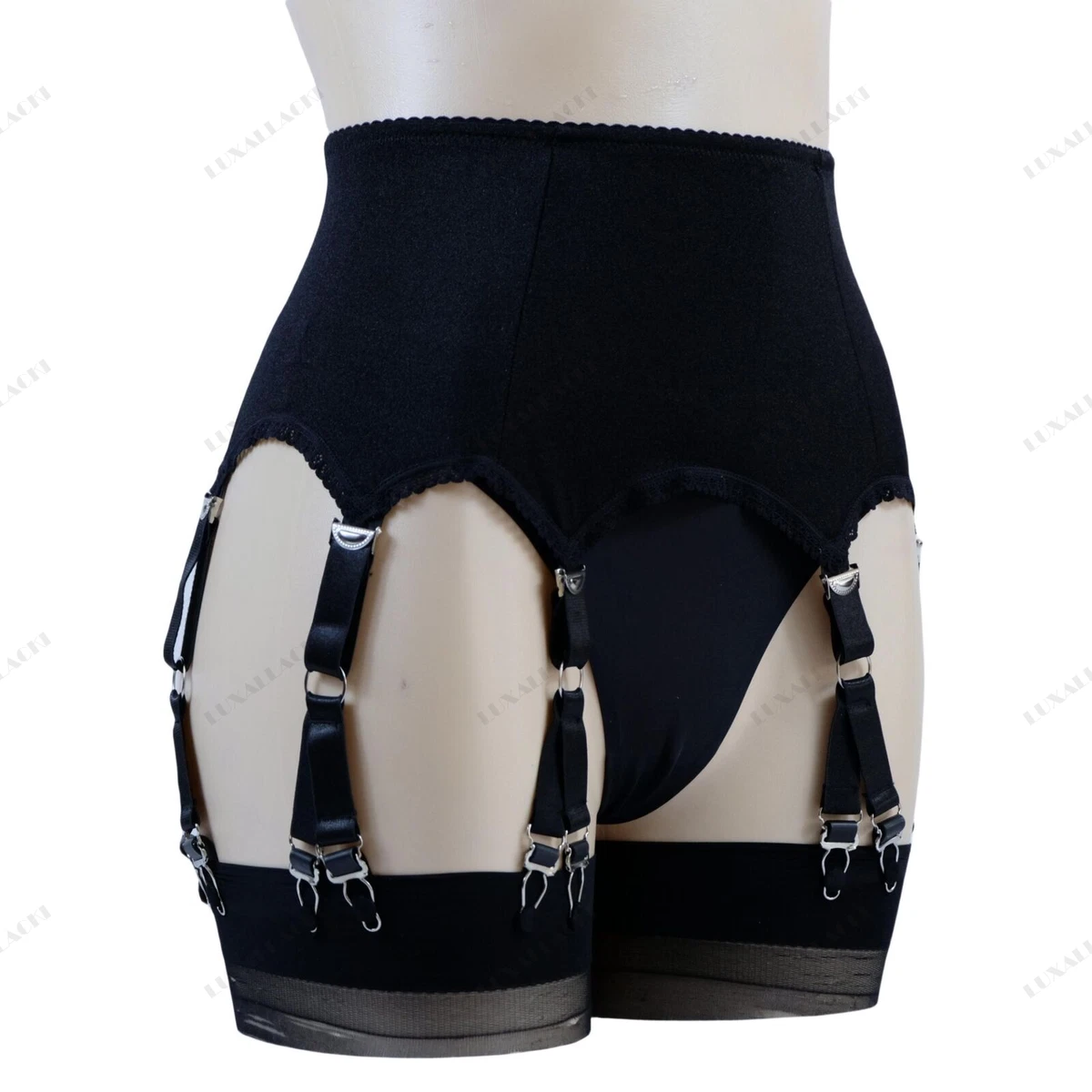 Nylon Black Garter Belts for Women for sale | eBay