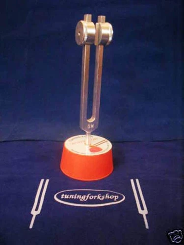 Low-Ohm Tuner Weighted Om Tuning Fork +Large Activator for Sound Healing & Relax
