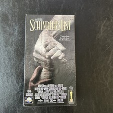 Schindlers List (VHS, 1997, 2-Tape Set) great shape! no reserve!