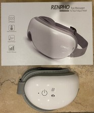 RENPHO Eye Massager with Heat, Music, Air Pressure, Compression, Vibration WHITE