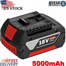 For Bosch BAT609 BAT618 18 Volt 5000mAh Lithium-Ion Battery BAT611 BAT612 BAT619