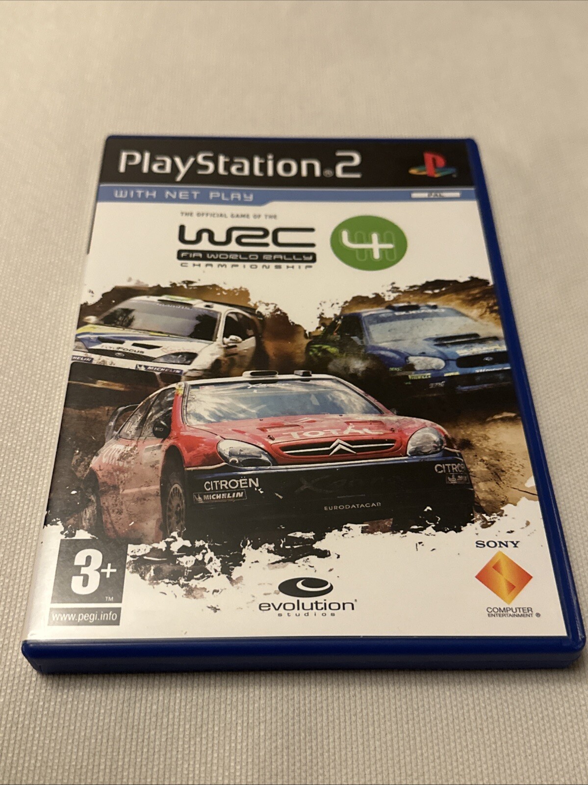 WRC FIA World Rally Championship 04 (Sony PlayStation 2, 2004)