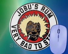 JOBU'S RUM very bad to steal Major League Movie   Round Mouse pad