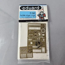 Eduard 1/72 Fw-190A Night Fighter Detail Set Photo Etch 72-069 for Hasegawa