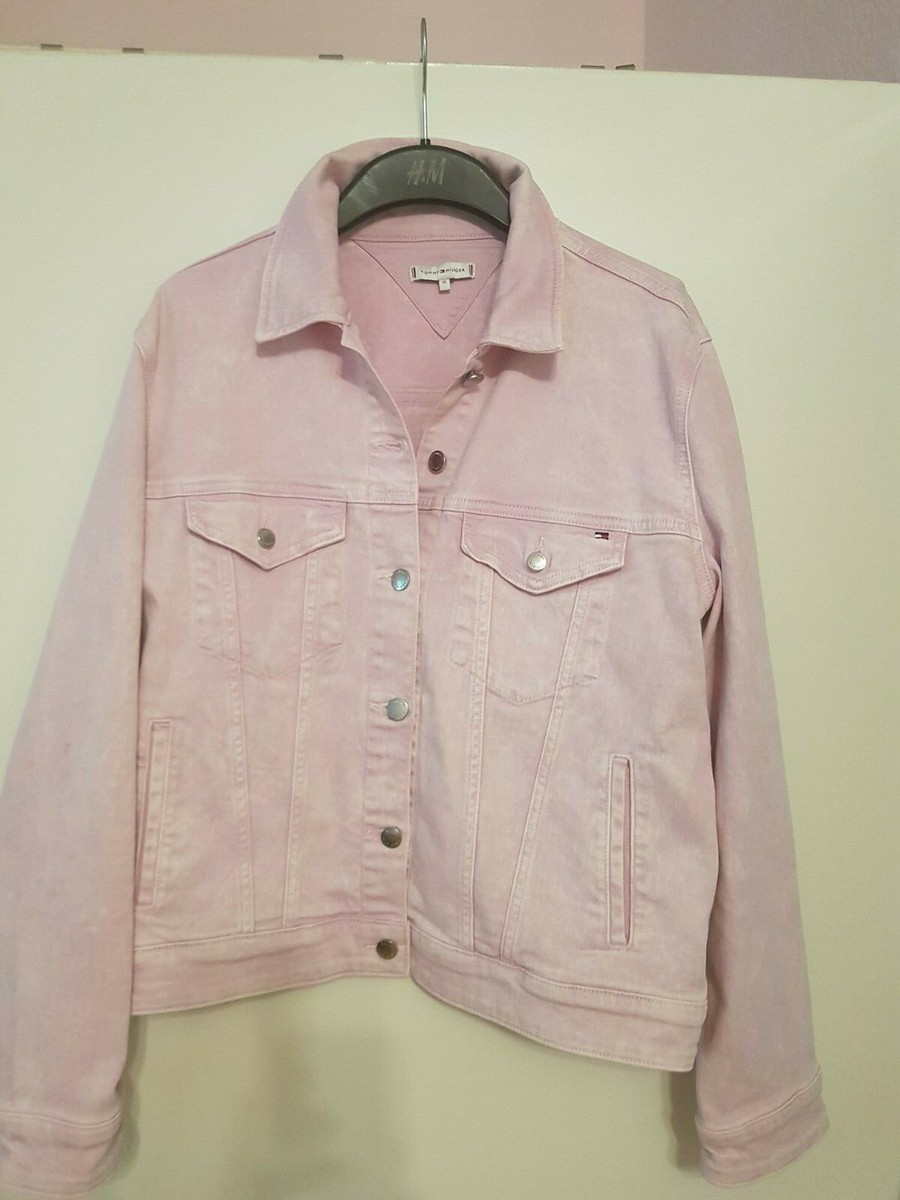 Tommy Hilfiger WeiÃƒÂŸe Jeansjacke Ohne Kragen Jeans Jacke Tommy