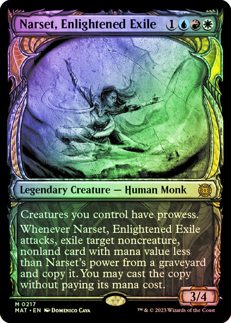 Narset, Enlightened Exile (Halo Foil) : MTG - MOM The Aftermath | eBay