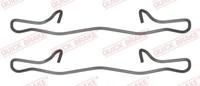 Quick Brake 109-1755 Accessory Kit, Disc Brake Pad For Alfa Romeo Audi BMW Citr