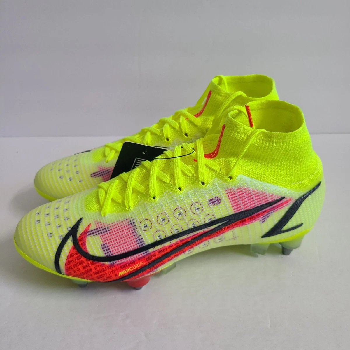Preços baixos em Nike Mercurial Superfly 8 Elite SG Yellow | eBay